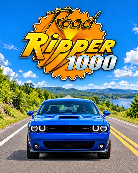 Road Ripper 1000 with a blue muscle coupe